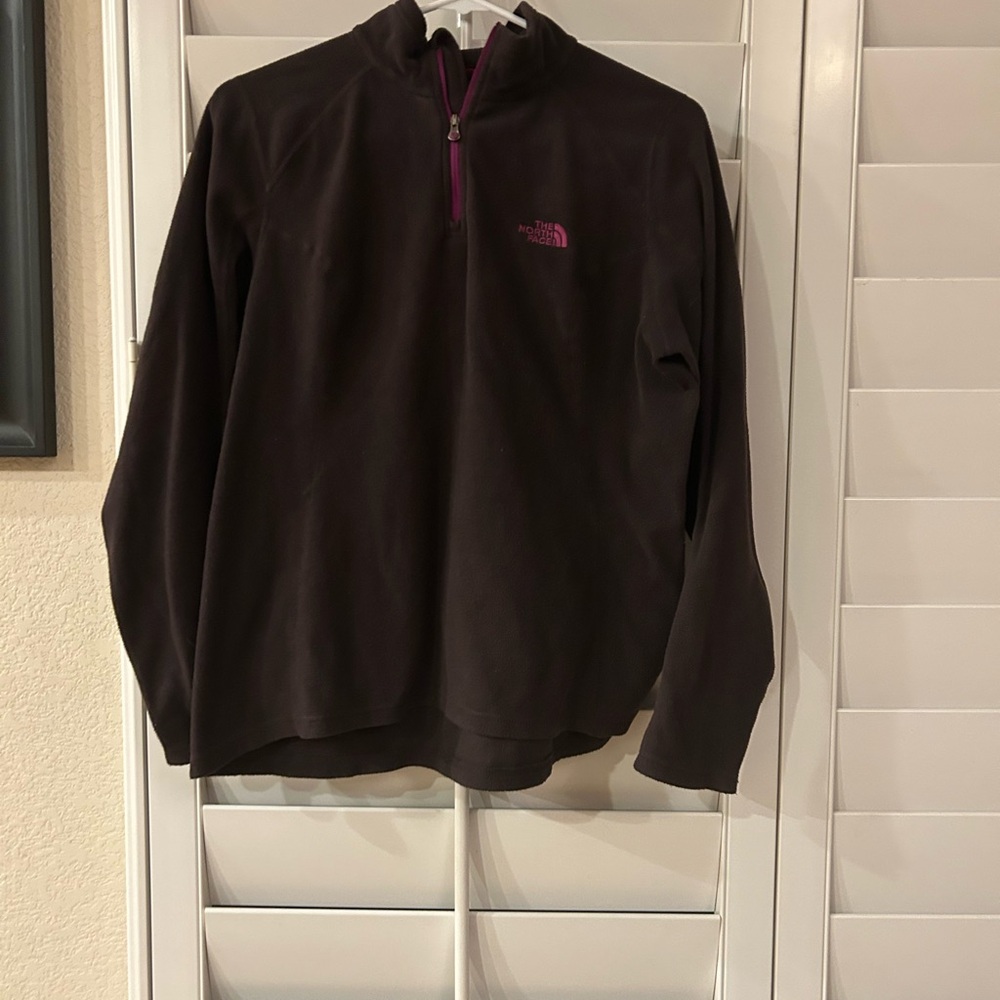 The North Face Fleece with Purple Trim